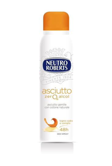 Neutro Roberts, Dezodorant Spray, Cedr & Wanilia, 150ml Neutro Roberts