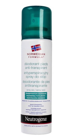 Neutrogena Formuła Norweska, spray antyperspiracyjny do stóp, 150 ml Neutrogena