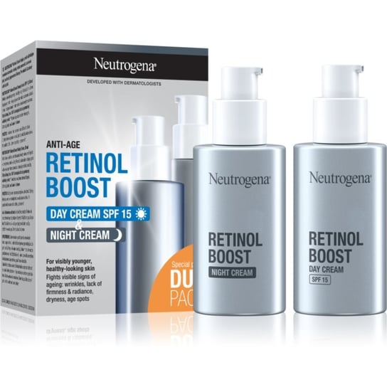 Neutrogena, Retinol Boost, Zestaw kosmetyków z retinolem, 2 szt. Neutrogena