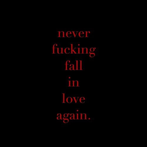 Never Fucking Fall in Love Again X Lovers