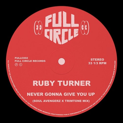 Never Gonna Give You Up Ruby Turner, Soul Avengerz & Trimtone