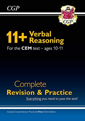 New 11+ CEM Verbal Reasoning Complete Revision and Practice - Ages 10-11 (with Online Edition) Opracowanie zbiorowe