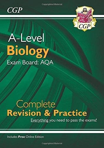 New A-Level Biology for 2018: AQA Year 1 & 2 Complete Revision & Practice with Online Edition Cgp Books