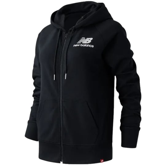 New Balance Hoodie  WJ03530BK, Kobieta, Bluza sportowa, Czarna New Balance