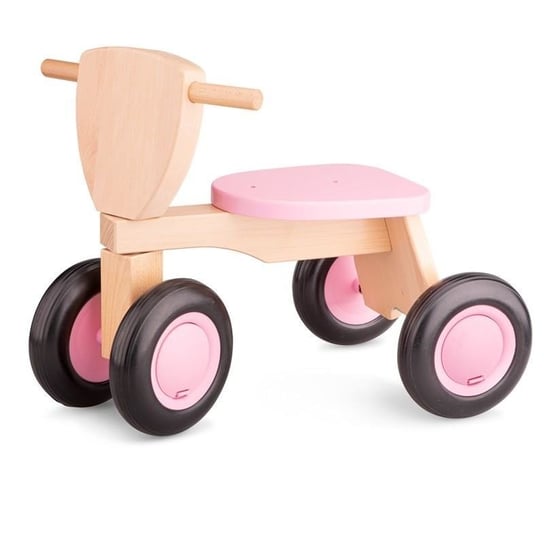New Classic Toys - Drewniany rower balance różowy New Classic Toys