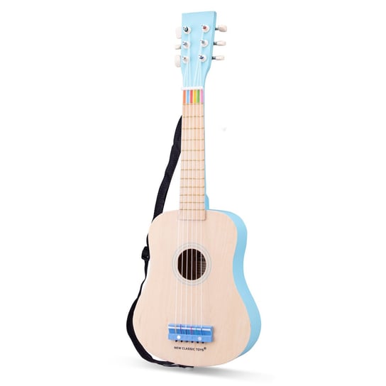New Classic Toys Gitara de Luxe naturalna/niebieska New Classic Toys