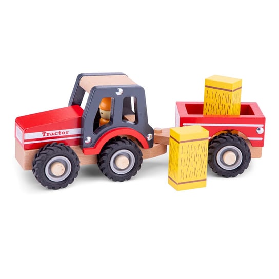 New Classic Toys Traktor z przyczepą - siano New Classic Toys