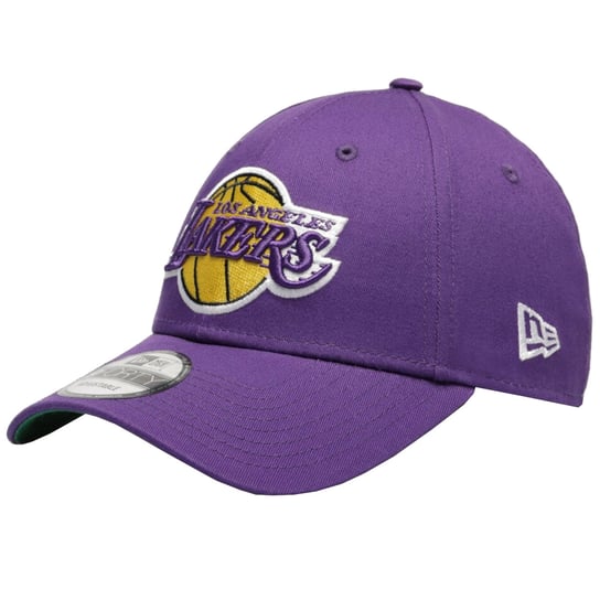 New Era 9FORTY Los Angeles Lakers NBA Team Side Patch Cap 60298794, Mężczyzna, Czapka z daszkiem, Fioletowy New Era