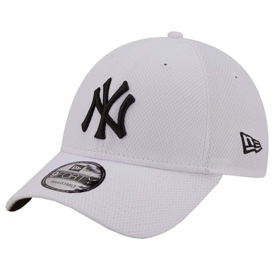 New Era 9FORTY New York Yankees MLB Cap 60240375, Mężczyzna, Czapka z daszkiem, Biały New Era