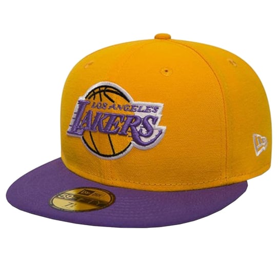 New Era Los Angeles Lakers NBA Basic Cap 10861623, Mężczyzna, Czapka z daszkiem, Żółty New Era