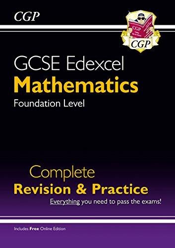 New GCSE Maths Edexcel Complete Revision & Practice: Foundation - Grade 9-1 Course (with Online Edn) Cgp Books