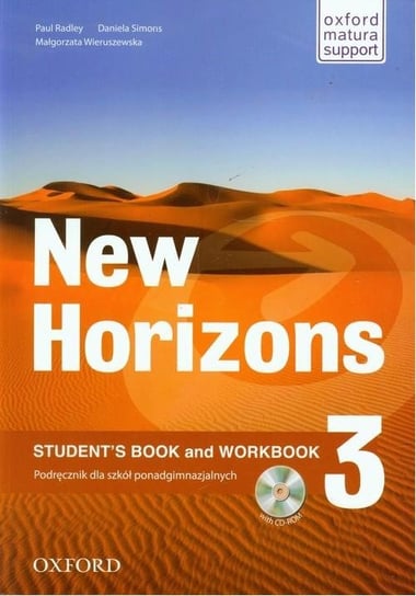 New Horizons 3. Podręcznik. Szkoła ponadgimnazjalna + CD Radley Paul, Simons Daniela, Wieruszewska Małgorzata