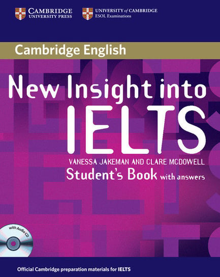 New Insight into Ielts. Student's Book with answers + CD Jakeman Vanessa, McDowell Clare