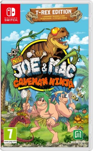 New Joe & Mac: Caveman Ninja – edycja T-Rex, Nintendo Switch PlatinumGames