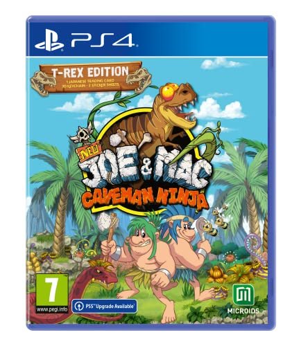 New Joe & Mac: Caveman Ninja – edycja T-Rex (PS4) PlatinumGames