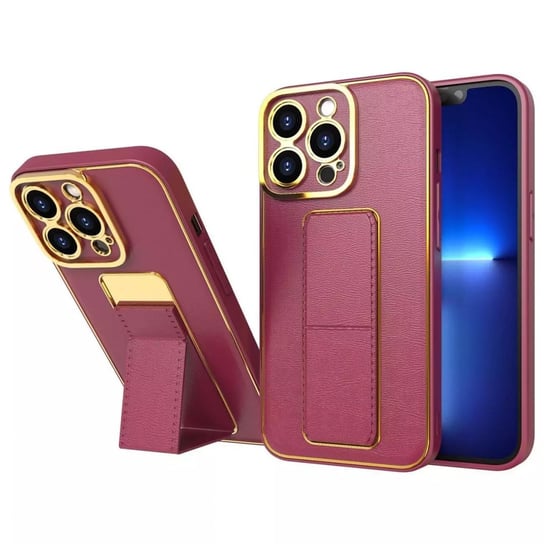 New Kickstand Case etui do iPhone 13 Pro Max z podstawką czerwony 4kom.pl