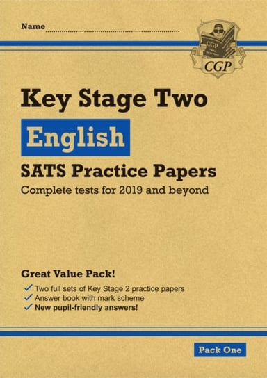 New KS2 English SATS Practice Papers: Pack 2 (for the tests in 2019) Cgp Books