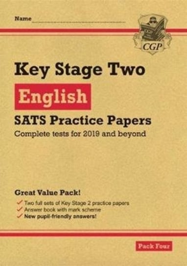 New KS2 English SATS Practice Papers: Pack 4 (for the tests in 2019) Cgp Books