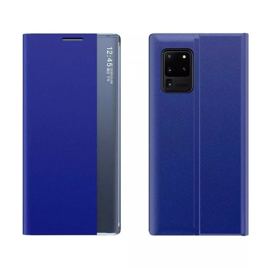 New Sleep Case pokrowiec etui z klapką z funkcją podstawki Samsung Galaxy A73 niebieski 4kom.pl