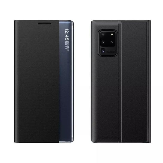 New Sleep Case pokrowiec etui z klapką z funkcją podstawki Samsung Galaxy M53 5G czarny 4kom.pl