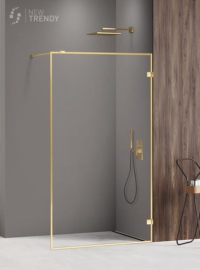 New Trendy Kabina prysznicowa walk-in 100x200 AVEXA GOLD SHINE EXK-2161 Inna marka