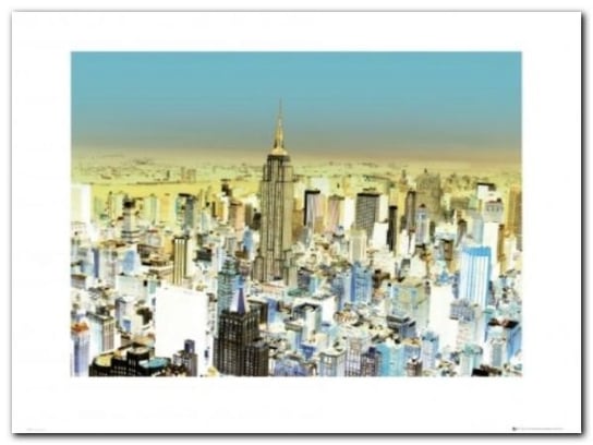 NEW YORK GLOWING plakat obraz 80x60cm Wizard+Genius