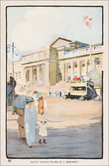 New York Public Library, Rachael Robinson Elmer - plakat 20x30 cm Galeria Plakatu