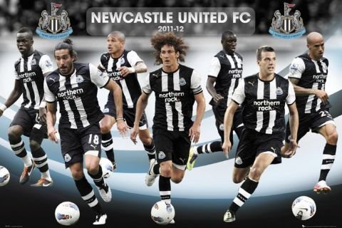 Newcastle United Zawodnicy 11/12 - plakat 91,5x61 cm Newcastle United FC