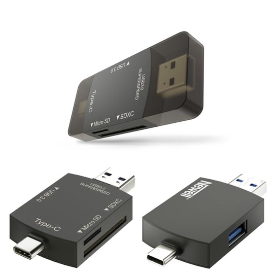 NEWELL Hub OTG 3w1 SD microSD Newell