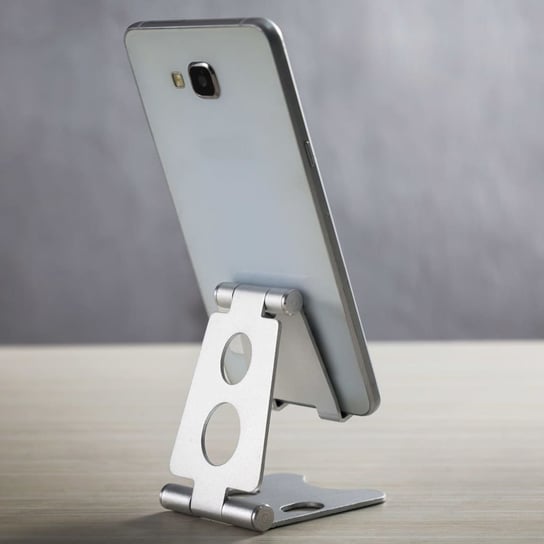 NewStar Składany stojak na smartfona, 4,7'', srebrny NEWSTAR