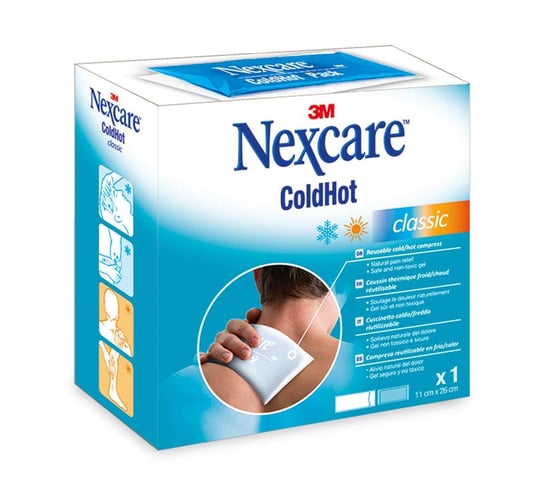 Nexcare, Nexcare ColdHot Classic, zimno-ciepły okład wielokrotnego użytku, 11x26 cm Nexcare
