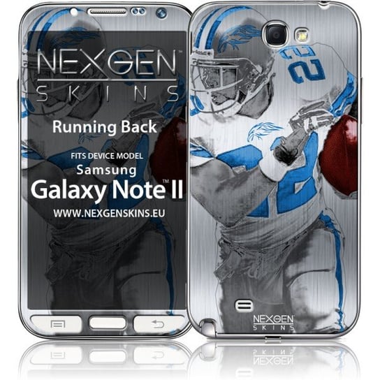 Nexgen Skins, Zestaw skórek na obudowę z efektem 3D, Etui, Samsung GALAXY Note 2, Running Back 3D Nexgen Skins