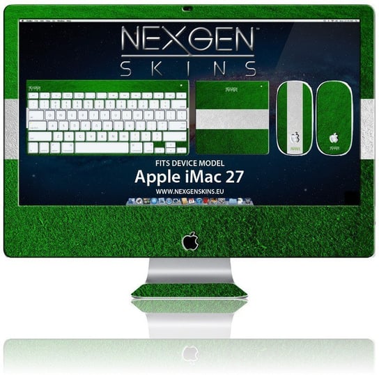 Nexgen Skins - Zestaw skórek na obudowę z efektem 3D iMac 27" (On the Field 3D) Nexgen Skins