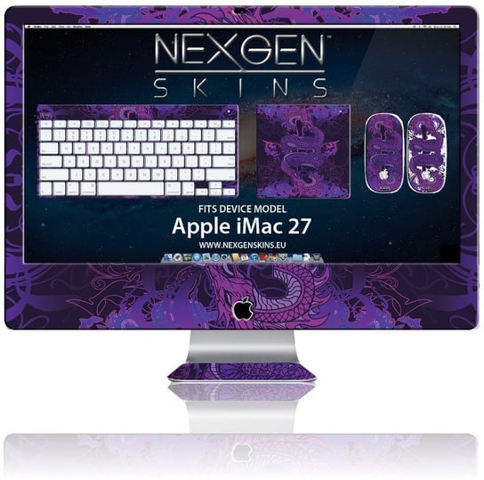 Nexgen Skins - Zestaw skórek na obudowę z efektem 3D iMac 27" (Serpentine 3D) Nexgen Skins