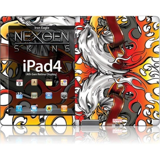 Nexgen Skins, Zestaw skórek na obudowę z efektem 3D, iPad 2, 3, 4, Iron Eagle 3D Ringke