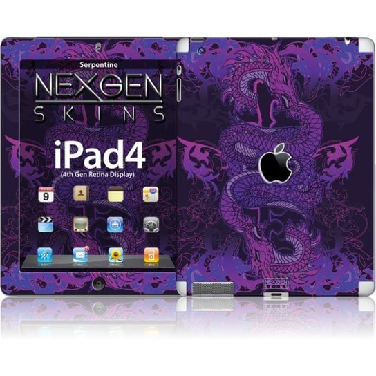 Nexgen Skins, Zestaw skórek na obudowę z efektem 3D, iPad 2, 3, 4, Serpentine 3D Ringke