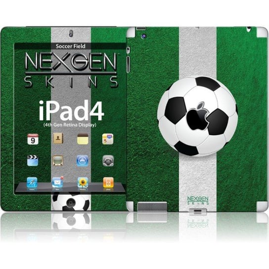 Nexgen Skins, Zestaw skórek na obudowę z efektem 3D, iPad 2, 3, 4, Soccer Field 3D Ringke