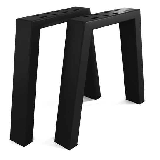 NG009UB 30/45x40 - Nogi do stołu biurka rama stelaż Loftowe stalowe w kształcie litery U – 2szt. Czarny inna (Inny)