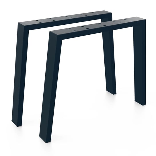 NG011UA 70/90x70 - Nogi do stołu biurka rama stelaż Loftowe stalowe w kształcie litery U – 2szt. Antracyt inna (Inny)