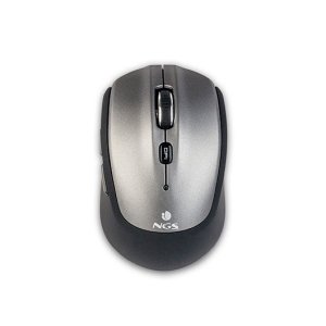 NGS FRIZZDUAL - Mysz bezprzewodowa kompatybilna z Bluetooth 2.4, mysz optyczna z 5 przyciskami Frizz BT szara NGS