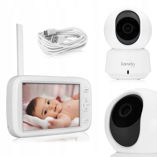 Niania elektroniczna 5-calowy ekran KAMERA FULL HD 360 Lionelo Babyline 9.1 Lionelo