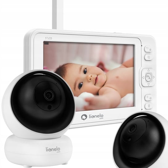 Niania elektroniczna kamera 360 FULL HD Bateria 3600mAh Lionelo Babyline8.3 Lionelo