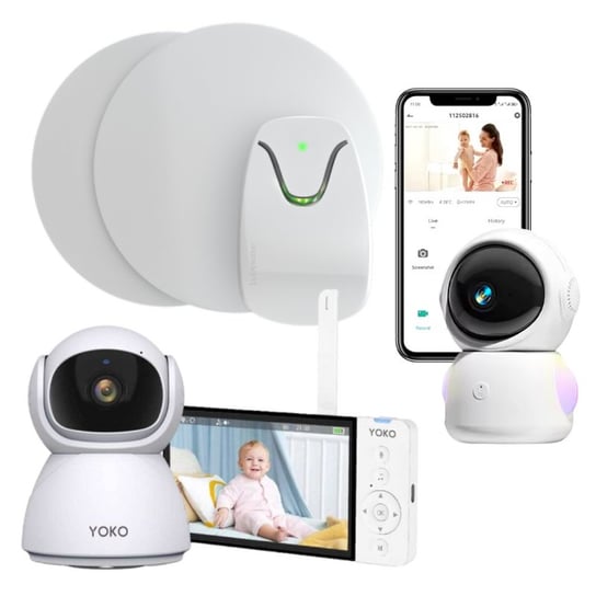 Niania YOKO X5 CONNECT+ Monitor oddechu Babysense 7 UNIWERSAL