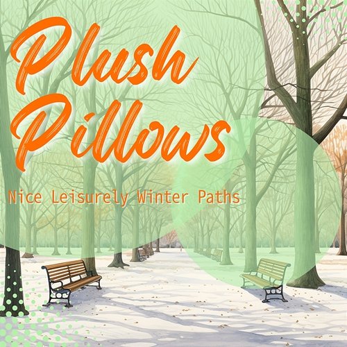 Nice Leisurely Winter Paths Plush Pillows