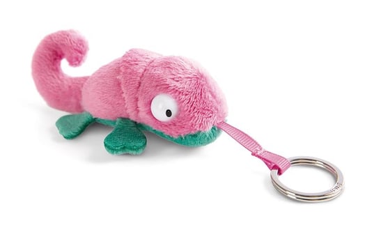 Nici, Brelok pluszowy na klucze kameleon Candymon 8 cm 48962, Różowy Nici