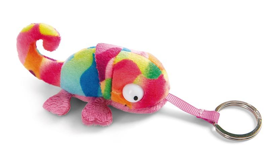 Peluche Camaleón Candymon De NICI – 25cm Tumbado, Colorido Y Sostenible Con Material Reciclado