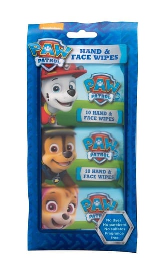 Nickelodeon Hand & Face Wipes Paw Patrol chusteczki oczyszczające dla dzieci 30 szt Nickelodeon