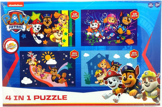 Nickelodeon, puzzle, Psi Patrol, 12/16/20/24 el. Nickelodeon