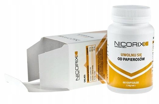 Nicorix, Odrzuca Od Papierosów, Suplement diety, 60 kaps. Nicorix