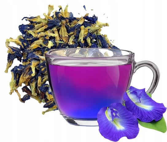 Niebieska herbata KLITORIA TERNATEŃSKA Butterfly Pea Tea kwiaty - 25 g Basilur Tea